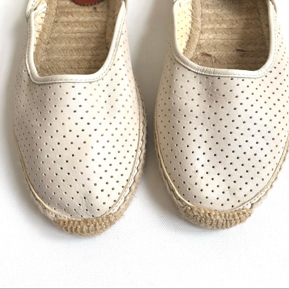 Rag & Bone Georgie Perforated Leather Espadrille - Picture 2 of 9